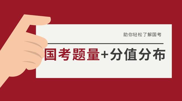 2019年國家公務(wù)員考試，行測分值分布表匯總！
