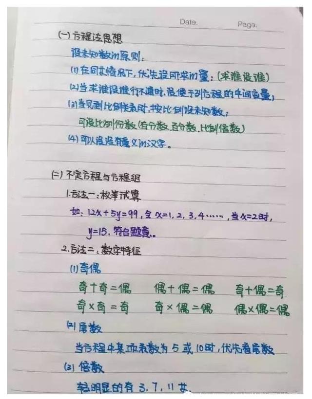 行測公式記不??？學霸幾張筆記就搞定了！
